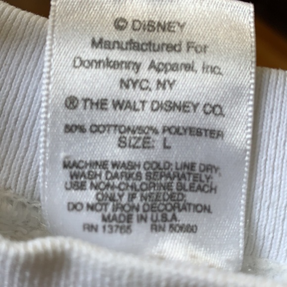 Vintage Disney Mickey 90s USA Spell Out Crewneck Sweatshirt Pullover Embroidered - Picture 5 of 5
